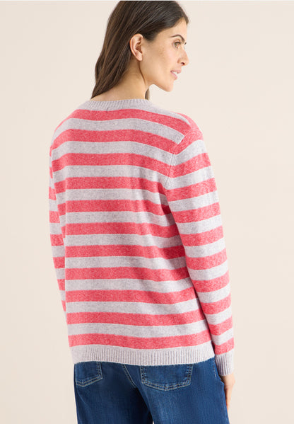Cecil Melange Striped Pullover