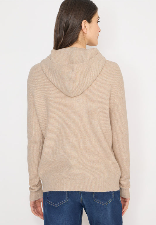 Cecil Beige Cozy Hoodie