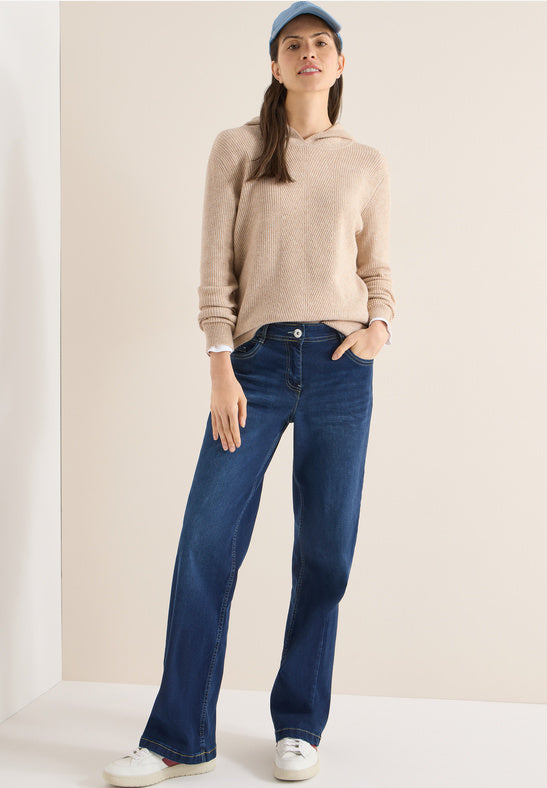 Cecil Beige Cozy Hoodie