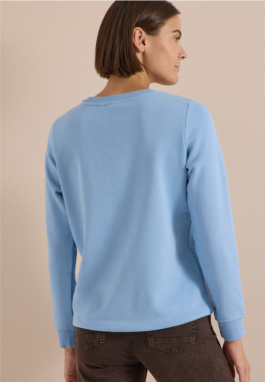 Cecil Blue Crew Neck Sweatshirt