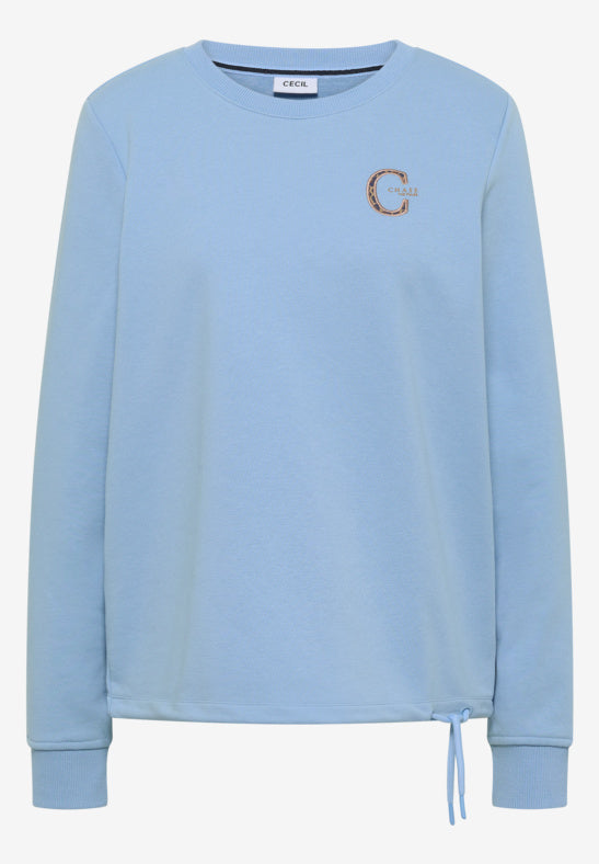 Cecil Blue Crew Neck Sweatshirt