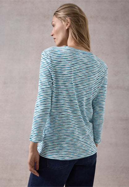 Cecil Blue Striped Top