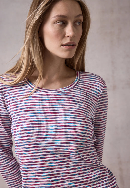 Cecil Pink Striped Top