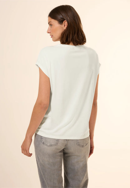 Cecil White Studded T-shirt