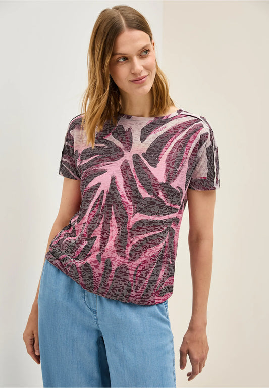 Cecil Fusion Burnout T-Shirt