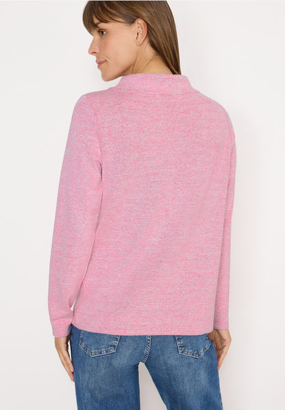 Cecil Dark Blossom Funnel Neck Top