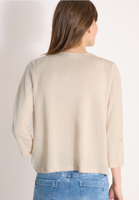 Cecil Sand Edge to Edge Cardigan