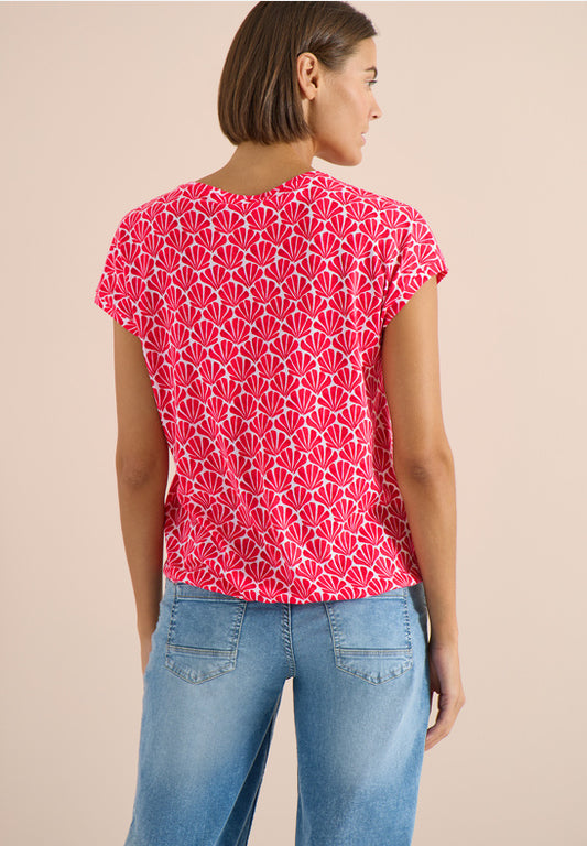 Cecil Short sleeve shirt with lace detail