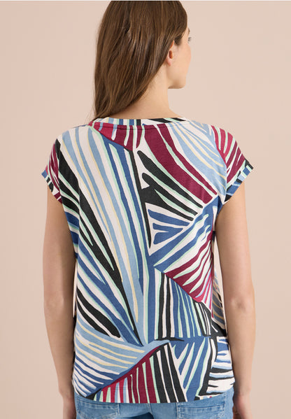 Cecil Boatneck T-shirt with graphic print