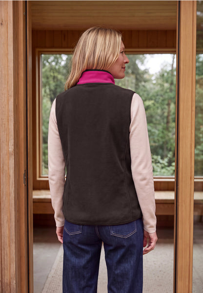 Cecil Colorblock Fleece Gilet