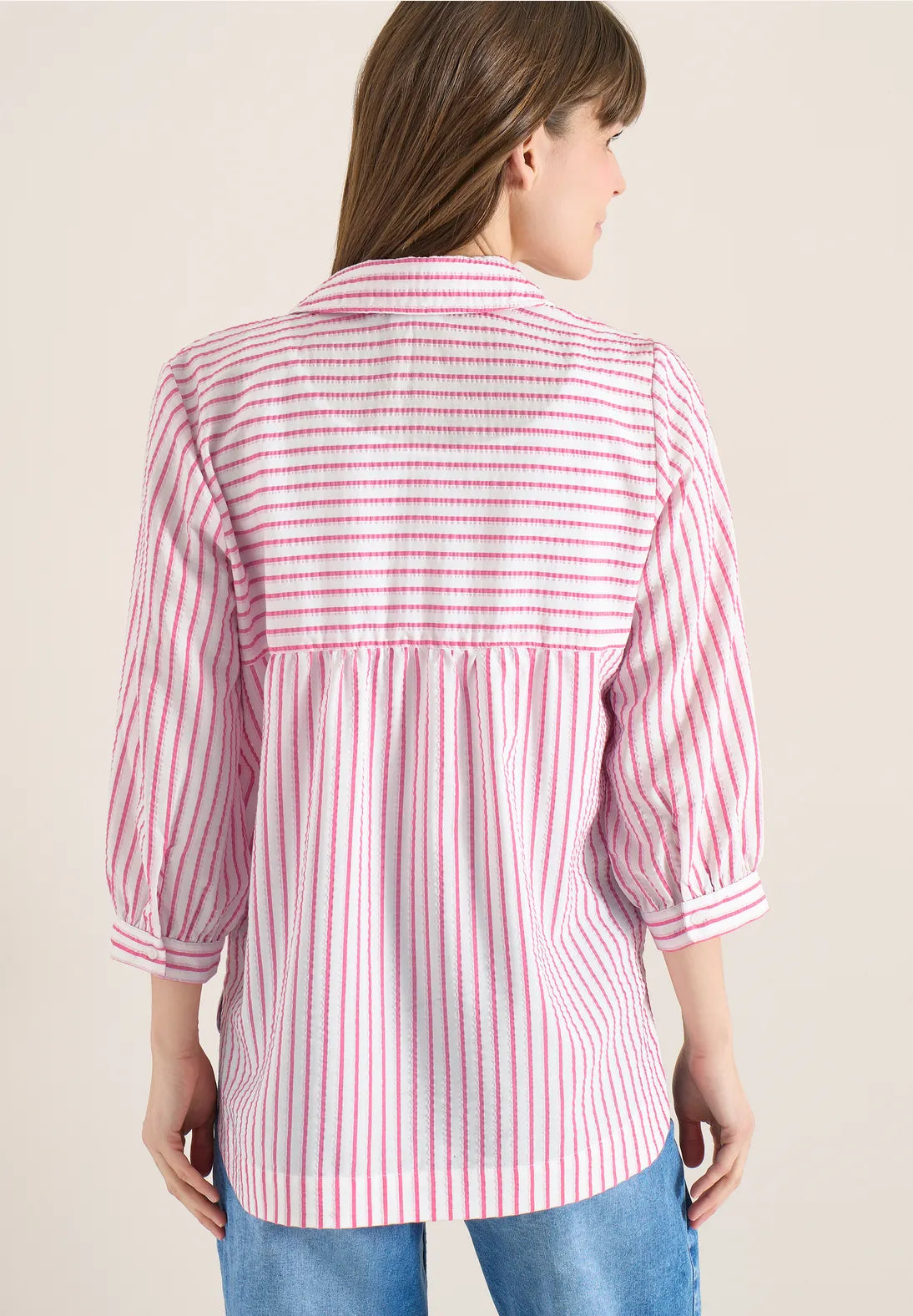 Cecil Seersucker Blouse
