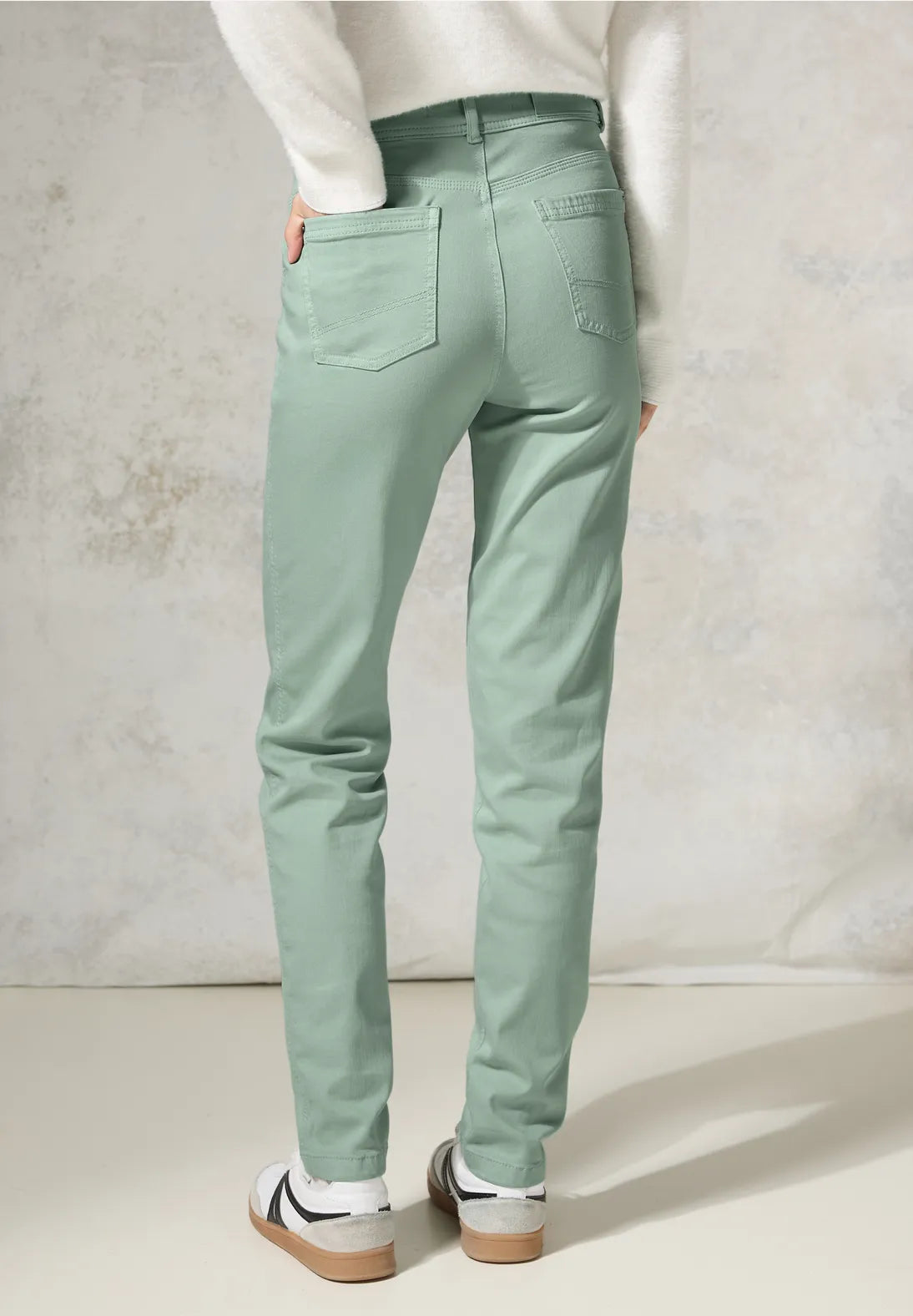 Cecil Toronto Min Green Jeans