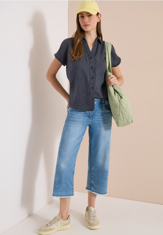 Cecil Light Blue Neele Cropped Jeans
