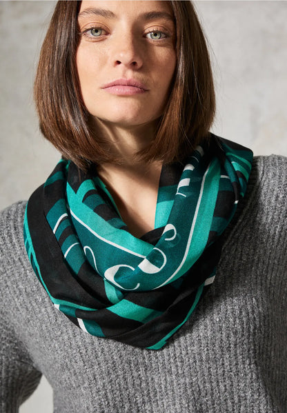 Cecil Black Looped Scarf