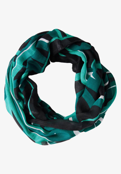 Cecil Black Looped Scarf