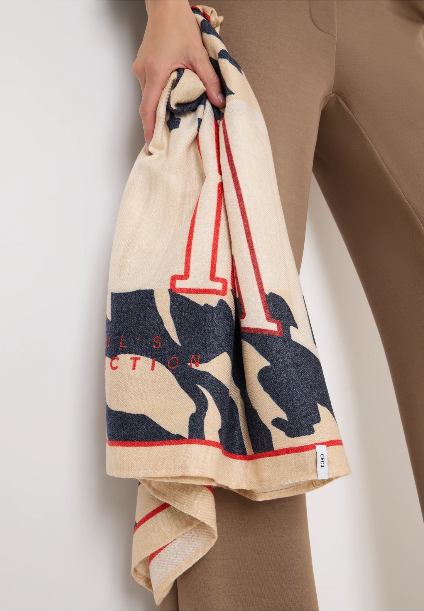 Cecil Dark Blue Looped Scarf