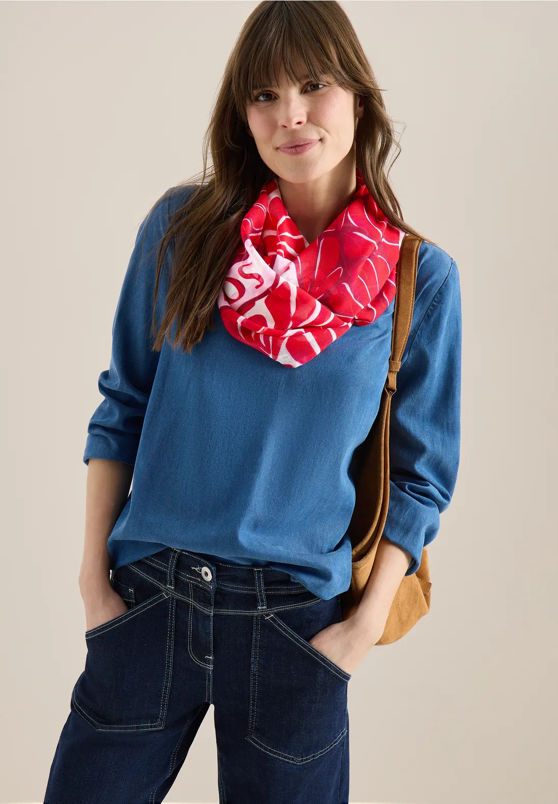 Cecil Glazed Apple Print Loop