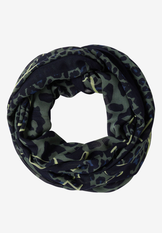 Cecil Olive Green Loop Scarf