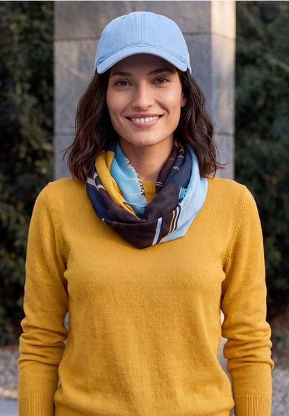 Cecil Truffle Brown Loop Scarf