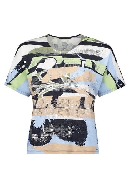 Betty Barclay Blue/Beige Top