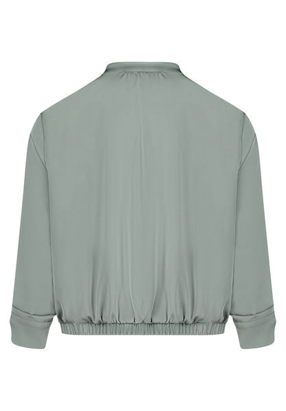 Betty Barclay Chinois Green Bomber Jacket
