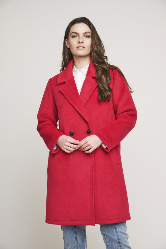 Bonne Red Berry Coat