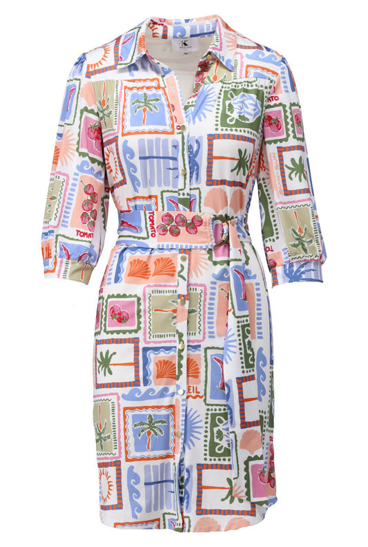 Belted Shirt Dress
