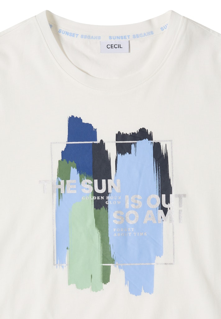 Cecil Print Motif T-Shirt