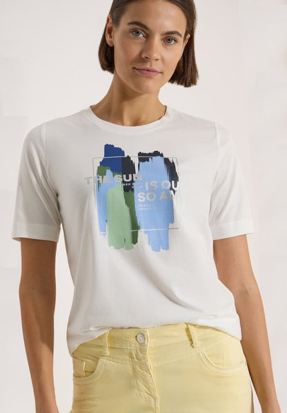 Cecil Print Motif T-Shirt