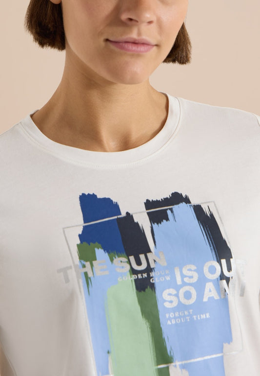Cecil Print Motif T-Shirt