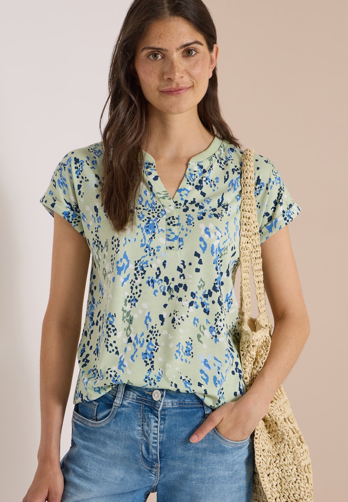 Cecil Minimal Rib Collar Tunic