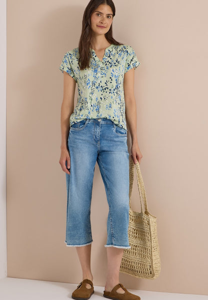 Cecil Minimal Rib Collar Tunic