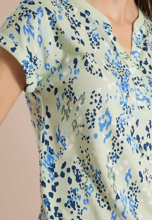Cecil Minimal Rib Collar Tunic