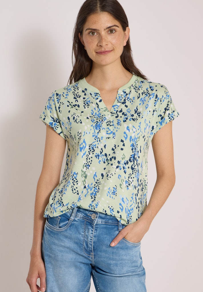 Cecil Minimal Rib Collar Tunic