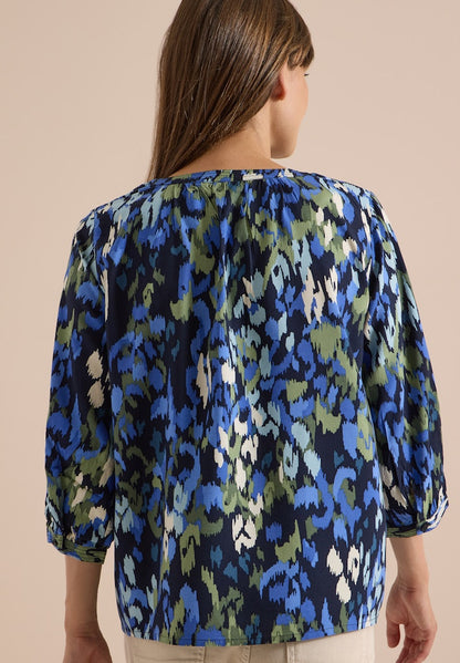 Cecil Blue Floral Top