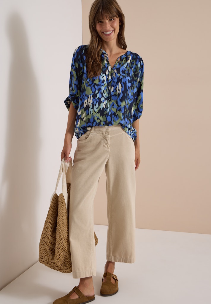 Cecil Blue Floral Top