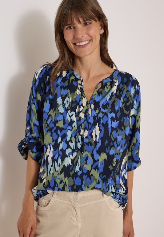 Cecil Blue Floral Top