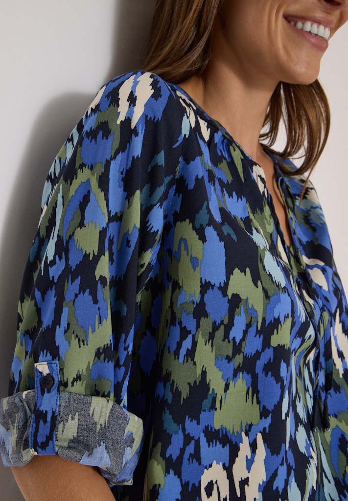 Cecil Blue Floral Top