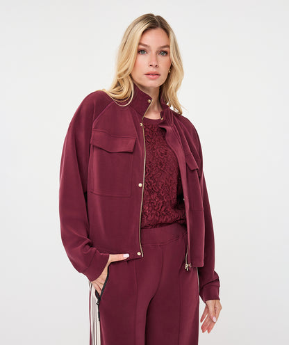 Esqualo Burgundy Jacket