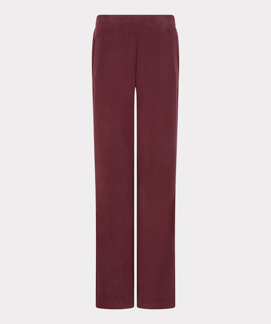 Esqualo Burgundy Casual Trousers