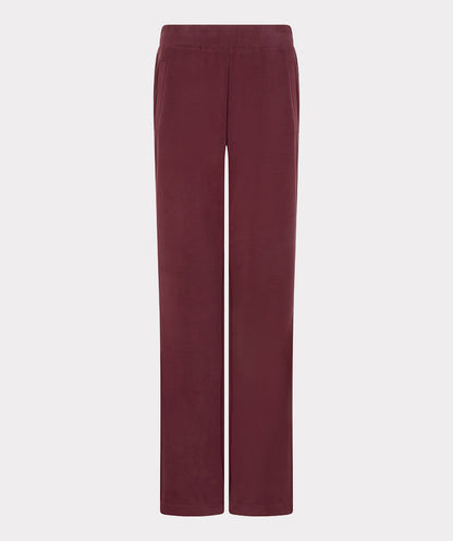 Esqualo Burgundy Casual Trousers