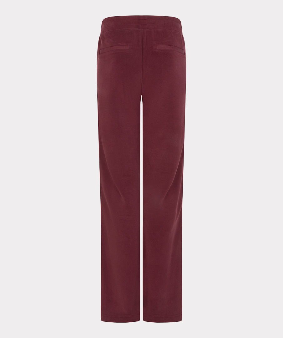 Esqualo Burgundy Casual Trousers