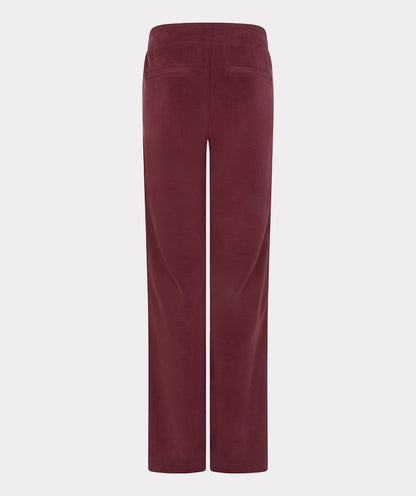 Esqualo Burgundy Casual Trousers