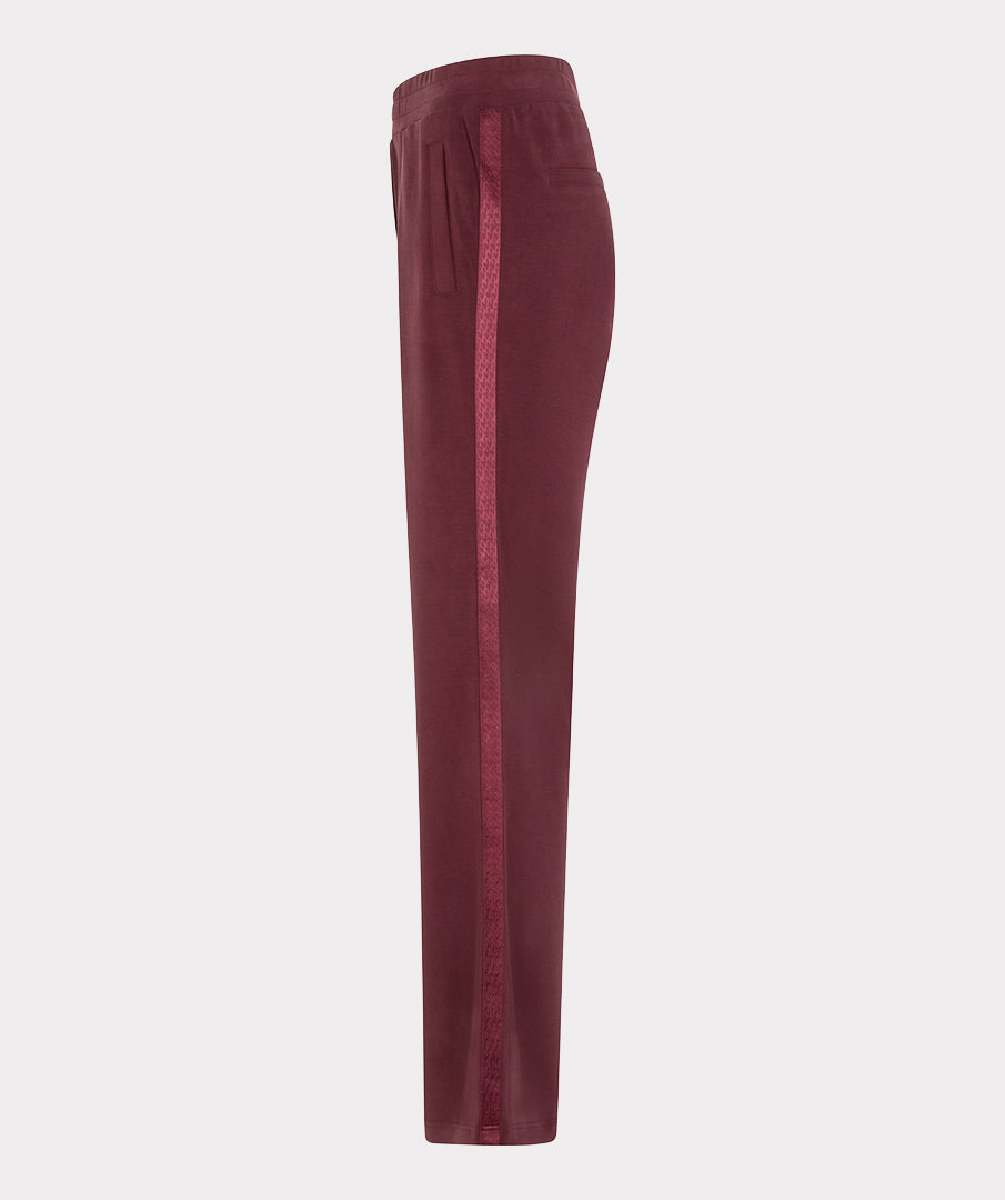 Esqualo Burgundy Casual Trousers