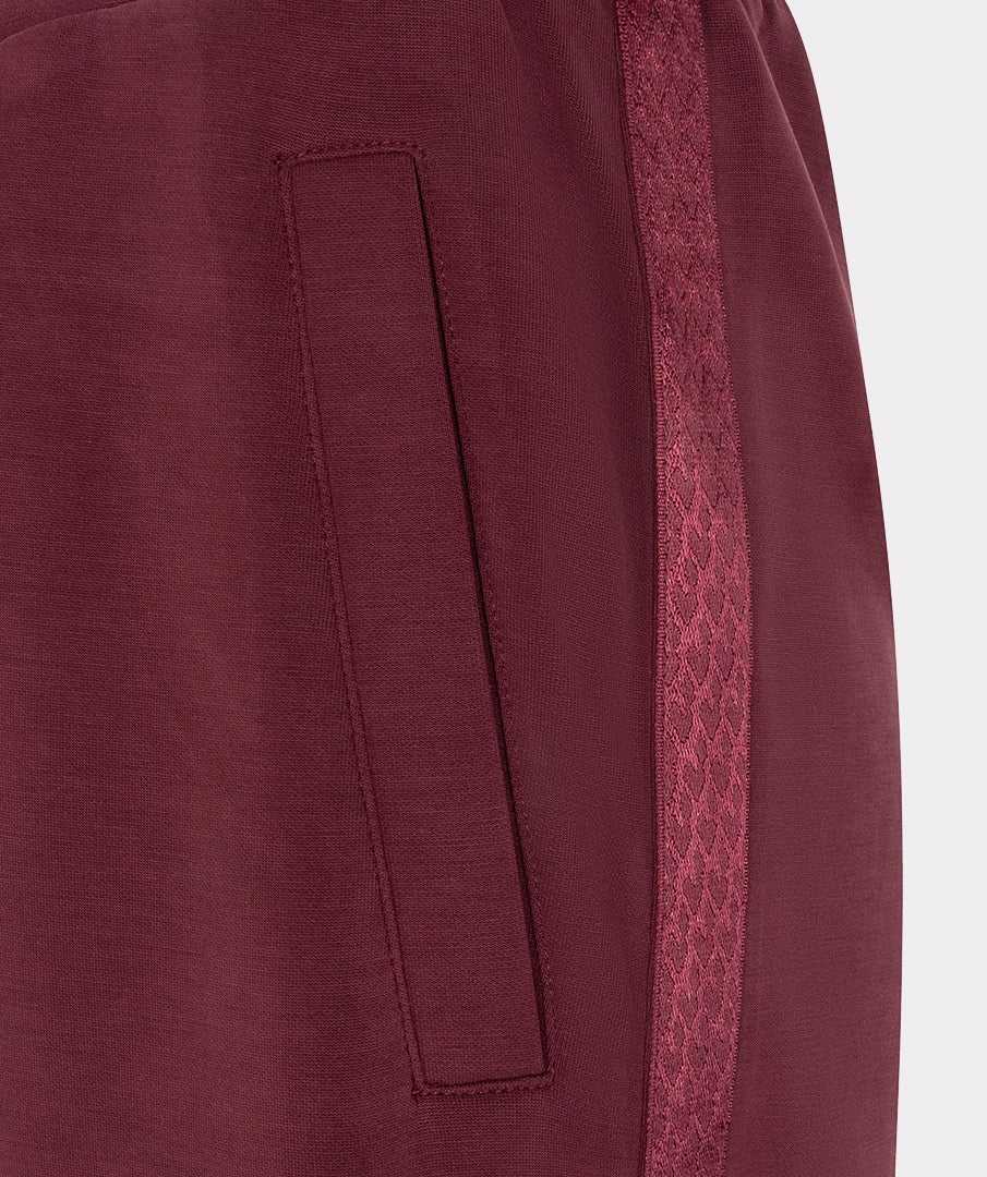 Esqualo Burgundy Casual Trousers