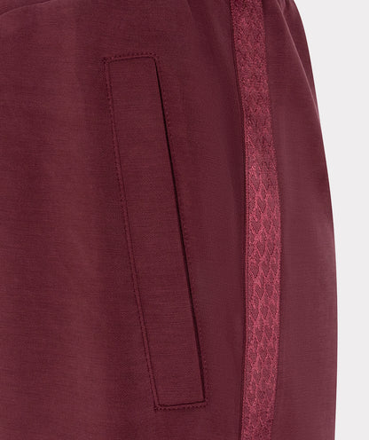 Esqualo Burgundy Casual Trousers