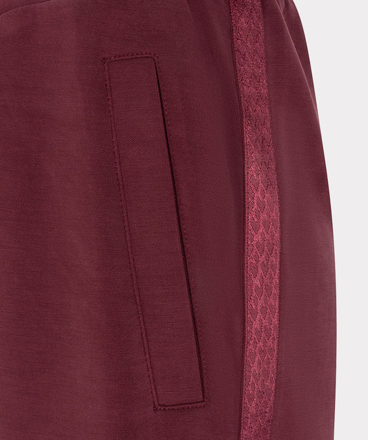 Esqualo Burgundy Casual Trousers