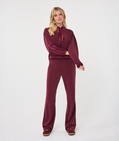 Esqualo Burgundy Casual Trousers
