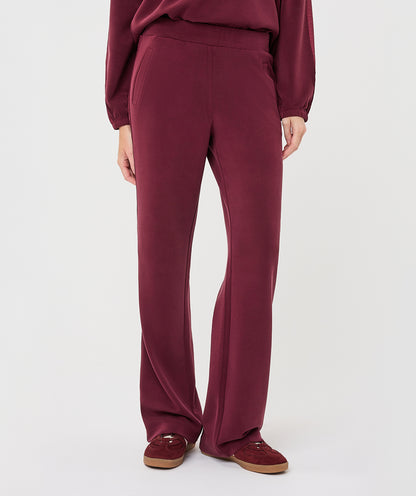 Esqualo Burgundy Casual Trousers