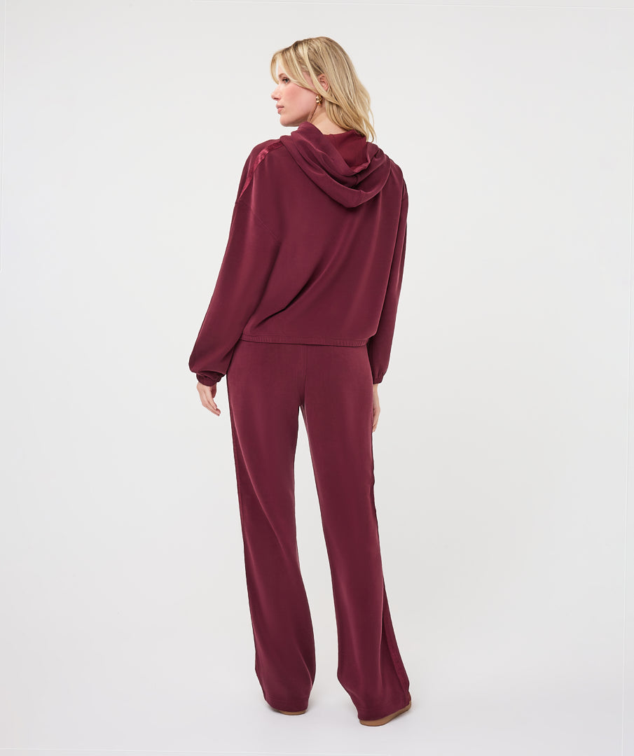 Esqualo Burgundy Casual Trousers